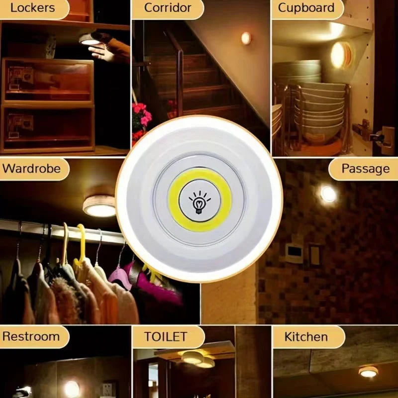 Wireless LED Cabinet Lights with Remote Control