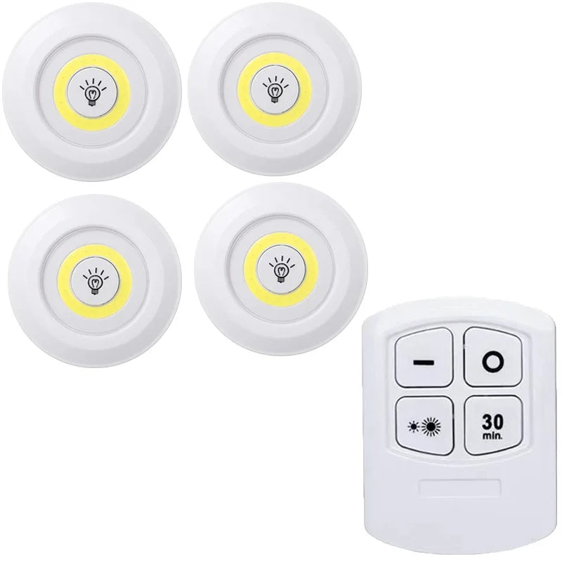 Wireless LED Cabinet Lights with Remote Control
