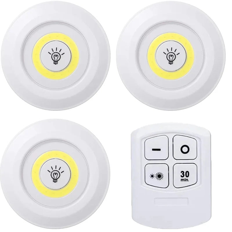 Wireless LED Cabinet Lights with Remote Control