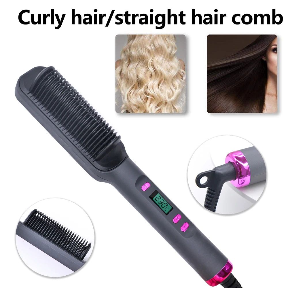 Electric Hot Comb for Effortless Styling