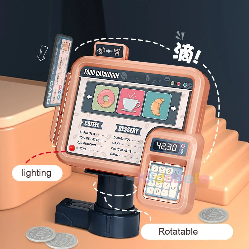 Mini Coffee Maker & Cash Register Role Play Kit