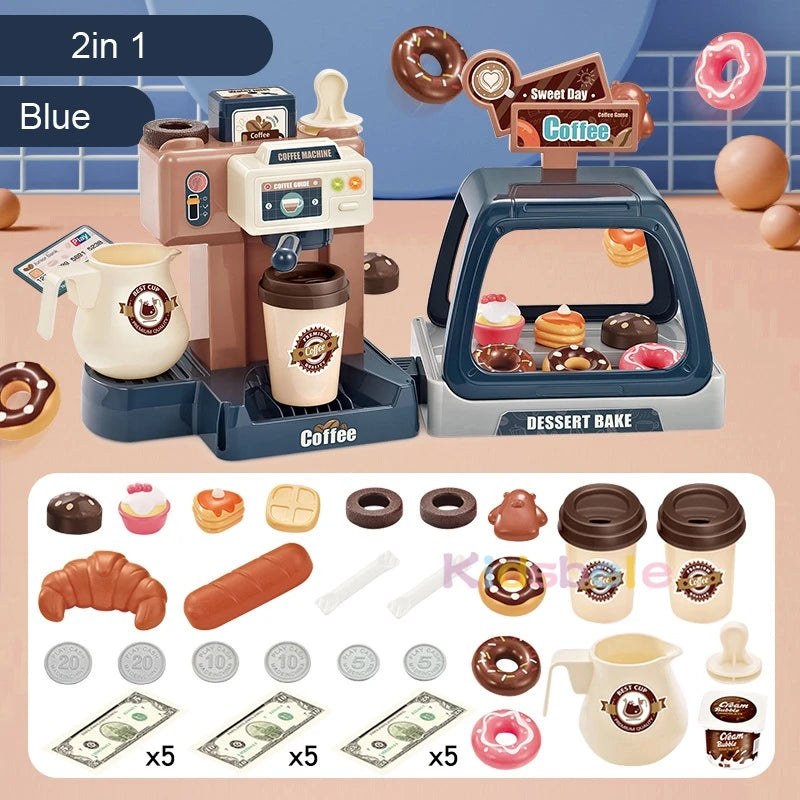 Mini Coffee Maker & Cash Register Role Play Kit