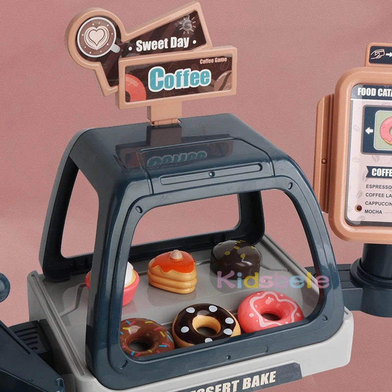 Mini Coffee Maker & Cash Register Role Play Kit