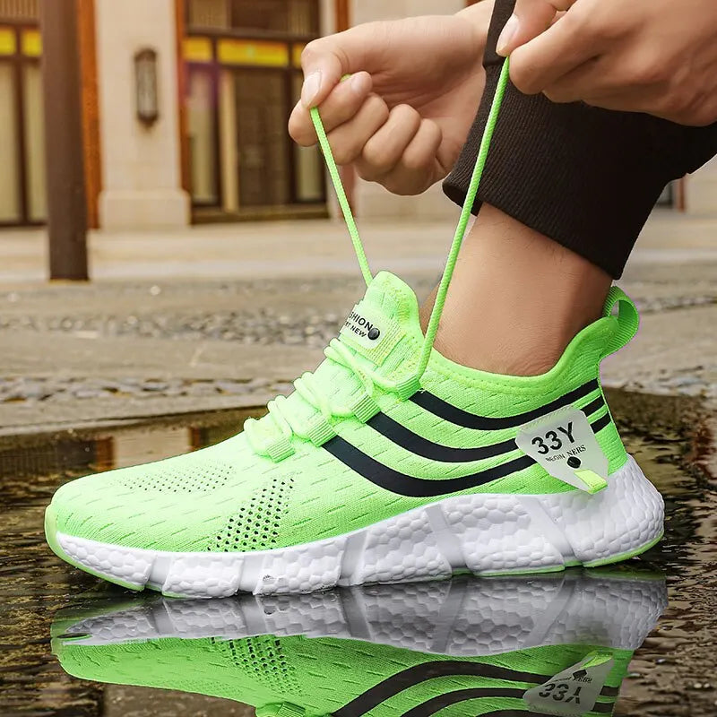 Men’s Breathable Mesh Running Trainers