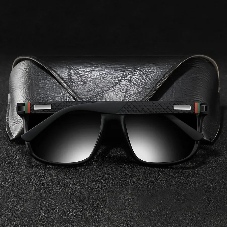 Vintage Square Sunglasses – UV400 Luxury Eyewear for Men & Women