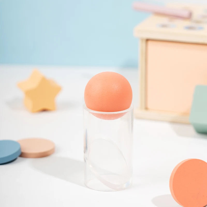 Montessori Wooden Shape Sorting Box – Fun & Educational Toy for Toddlers