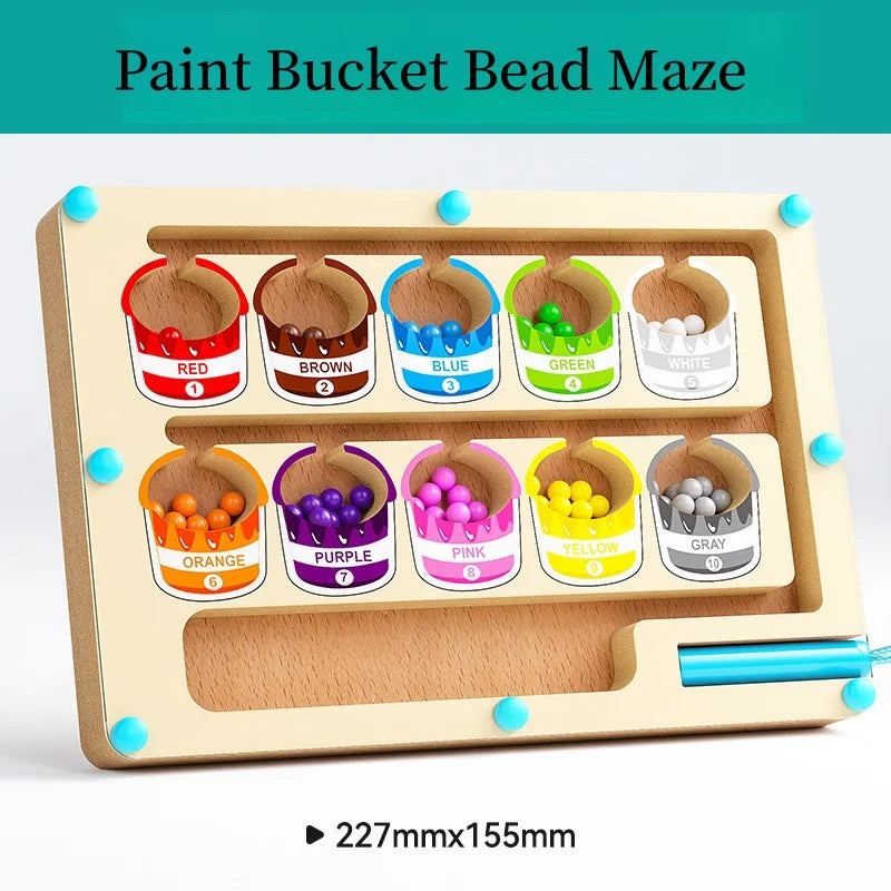Magnetic Number Maze – Concentration & Counting Fun for Little Learners