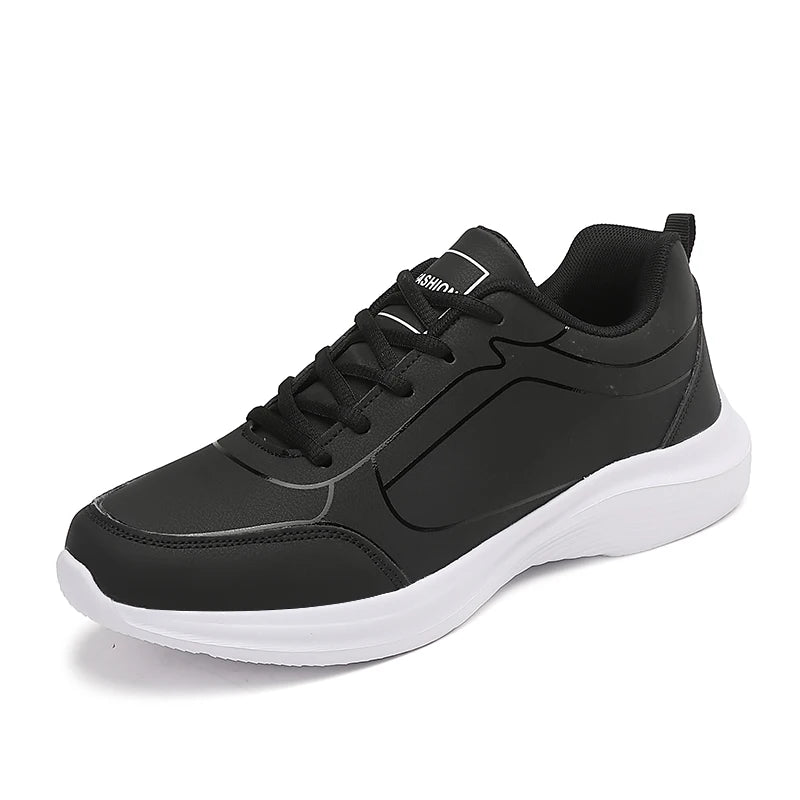 2025 Lightweight Men’s Casual Leather Sneakers