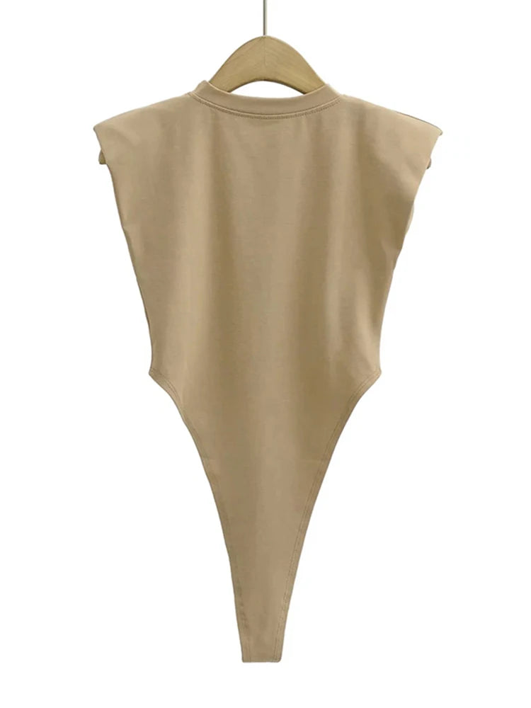 Elegant One-Piece Bodysuit – Black or White Slim Fit Body Suit