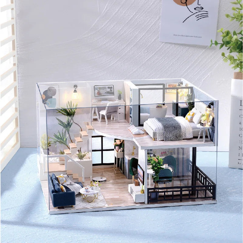 Miniature Dreams – 3D Wooden DIY Dollhouse Kit