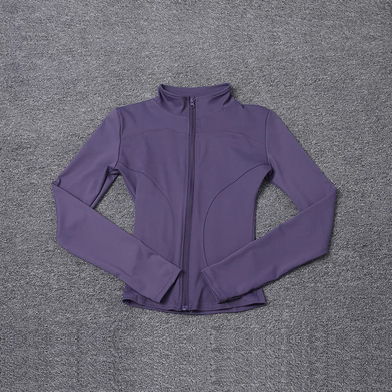 Women’s Long Sleeve Sports Jacket – Gym & Yoga Training Wear