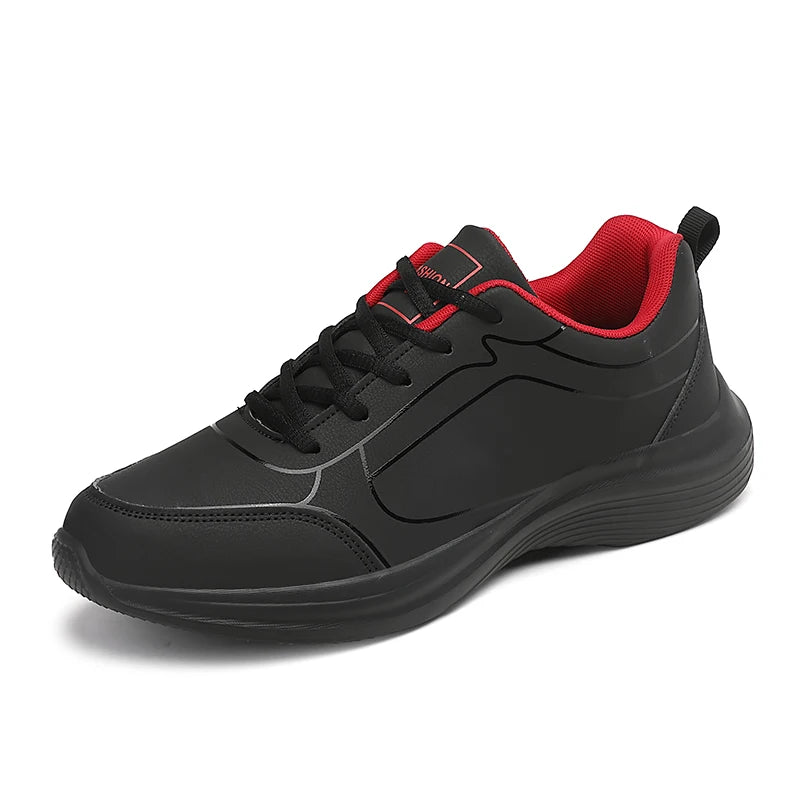 2025 Lightweight Men’s Casual Leather Sneakers