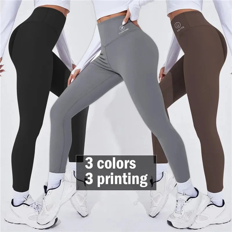 Women’s High Waist Yoga Leggings – Push-Up Gym & Running Tights