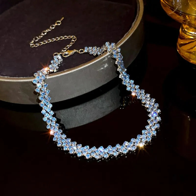 Shiny Full Rhinestone Choker