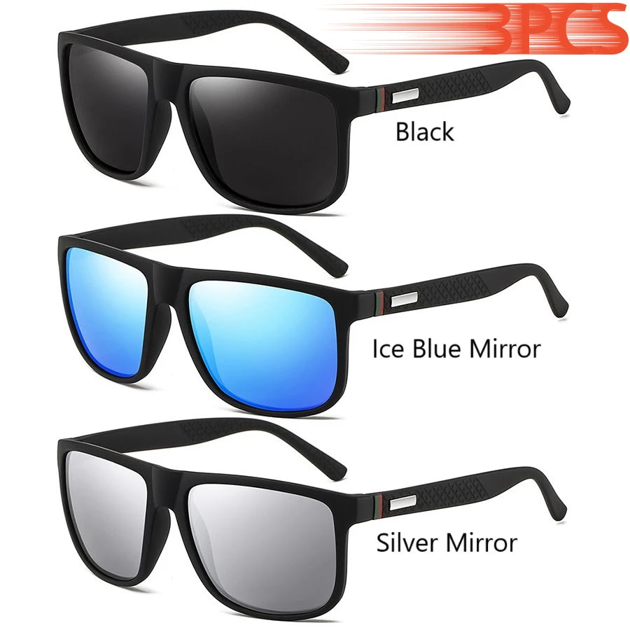 Vintage Square Sunglasses – UV400 Luxury Eyewear for Men & Women
