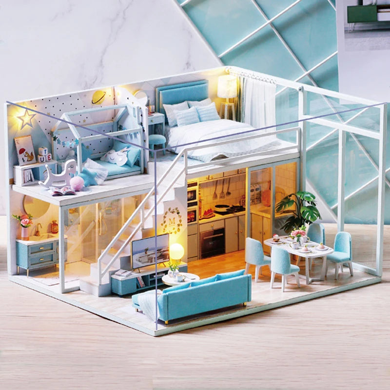Miniature Dreams – 3D Wooden DIY Dollhouse Kit
