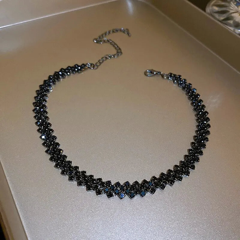 Shiny Full Rhinestone Choker