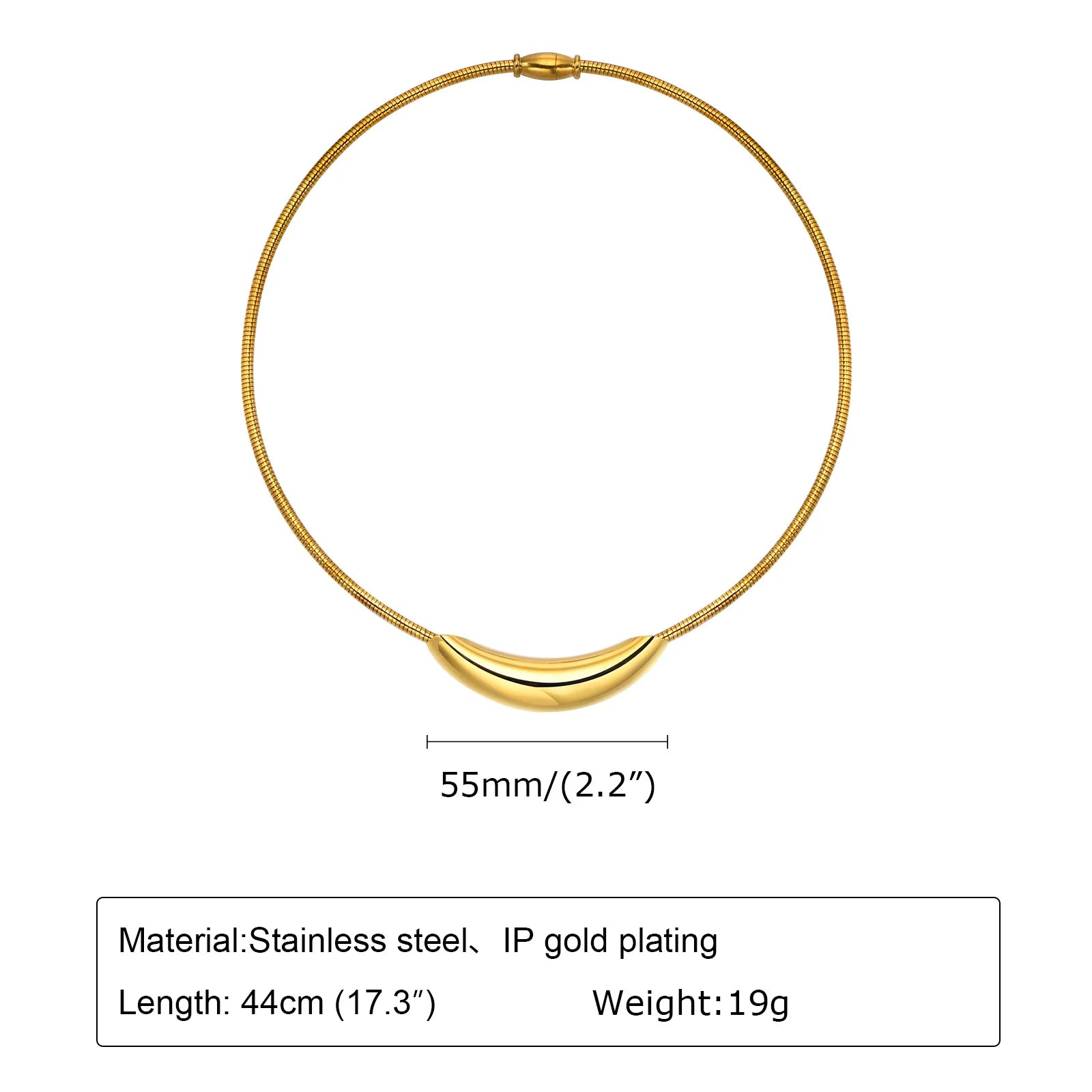 Stainless Steel Neck Cuff