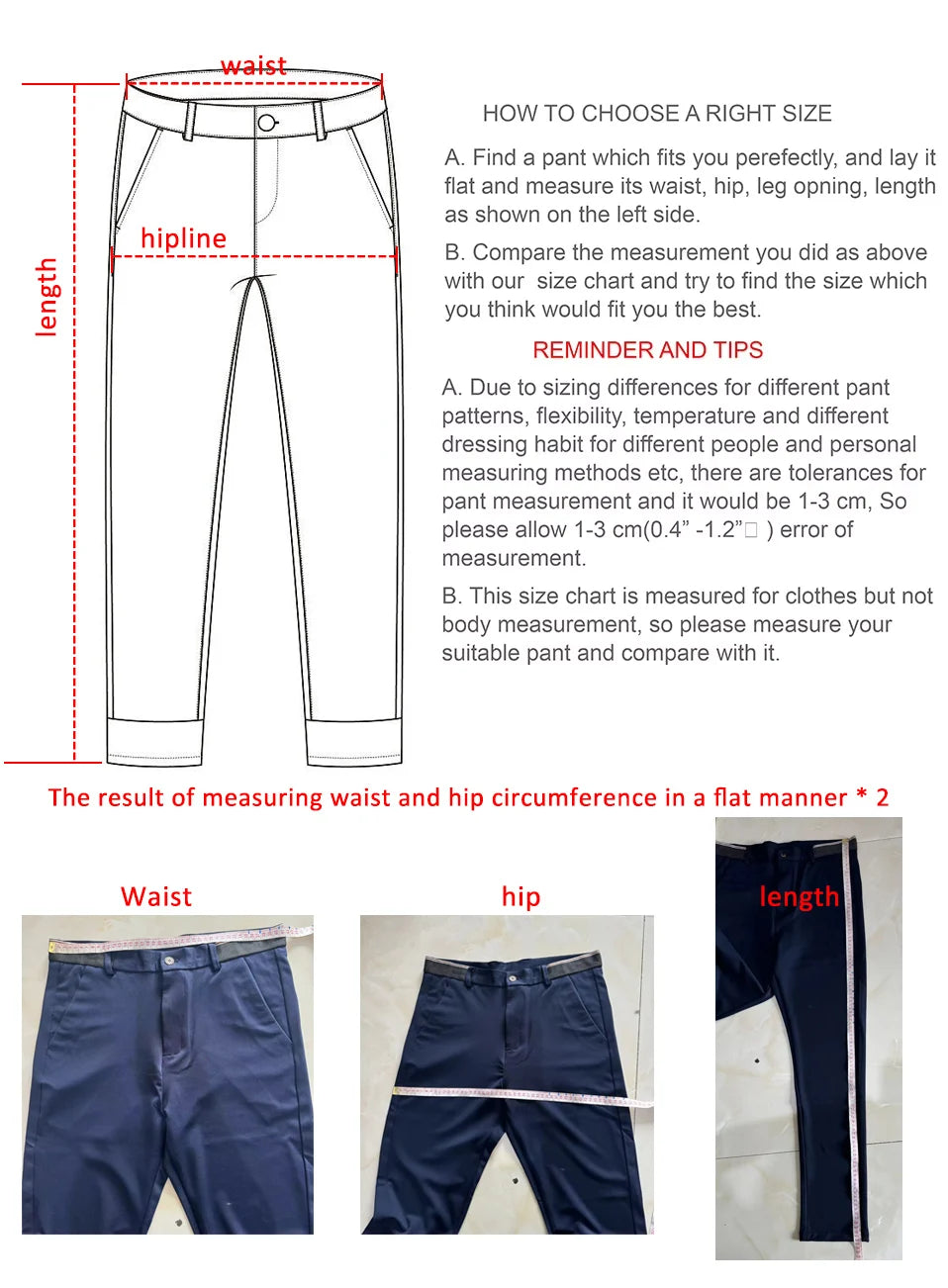 Breathable Casual Men’s Pants – No-Iron Comfort Trousers for Everyday Wear