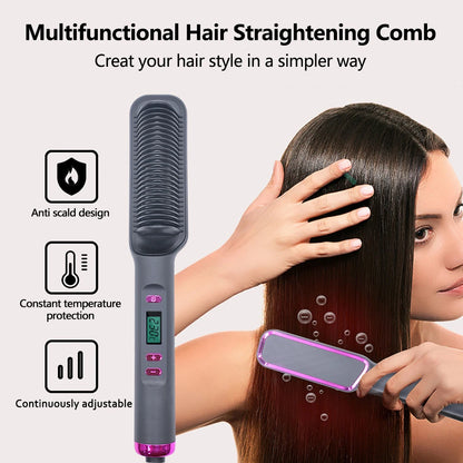Electric Hot Comb for Effortless Styling