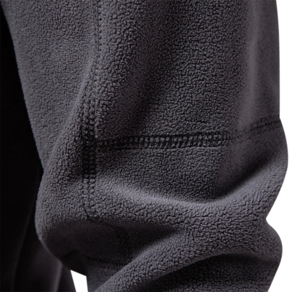 Soft Shell Men’s Sweatshirt – AIOPESON Warm Fleece with Half-Zip Design