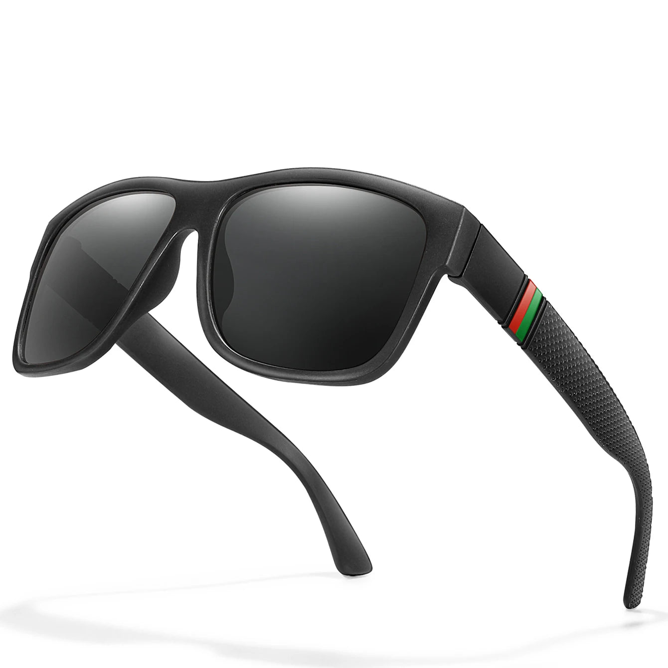 Men’s Classic Polarised Square Sunglasses – UV400 for Fishing, Driving & Sports