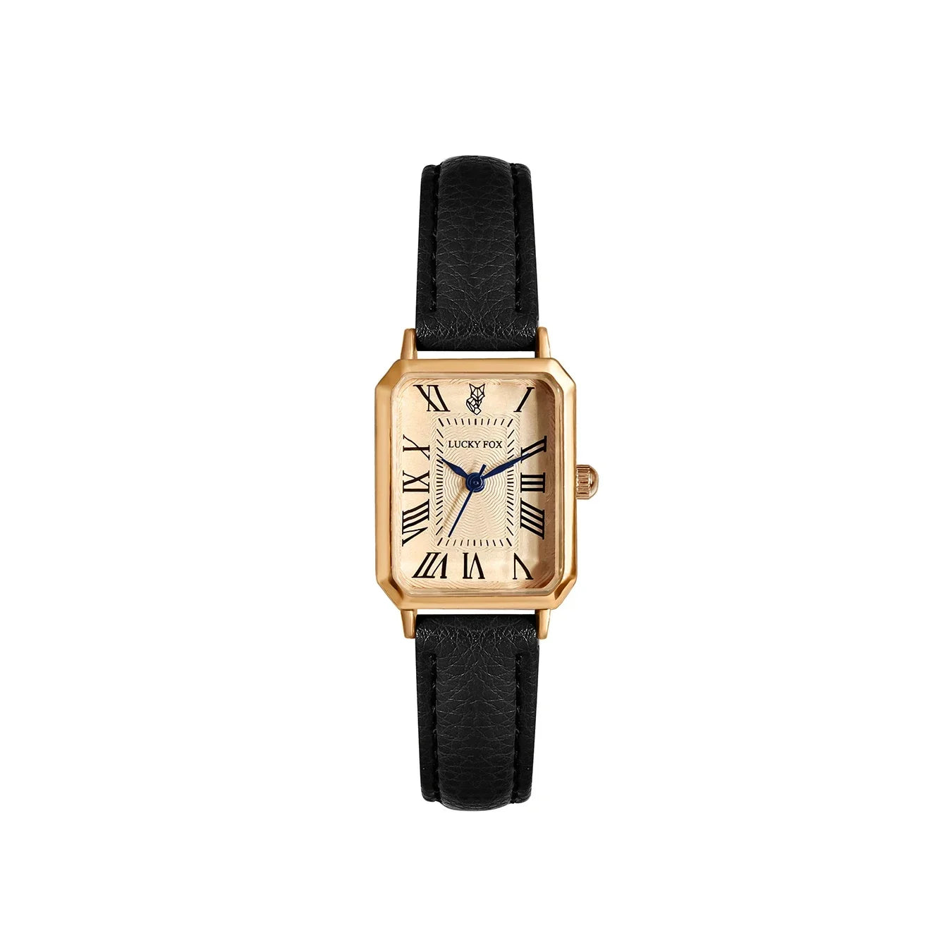 Vintage-Inspired Square Dial Wristwatch – Elegant Ladies’ Quartz Watch