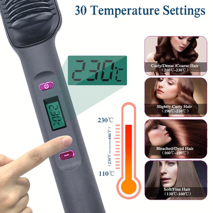 Electric Hot Comb for Effortless Styling