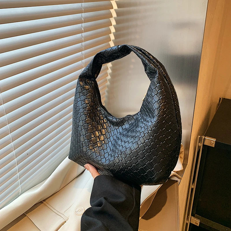 Fashion Top-Handle PU Leather Bag – Small Daily Hobo Style for Women