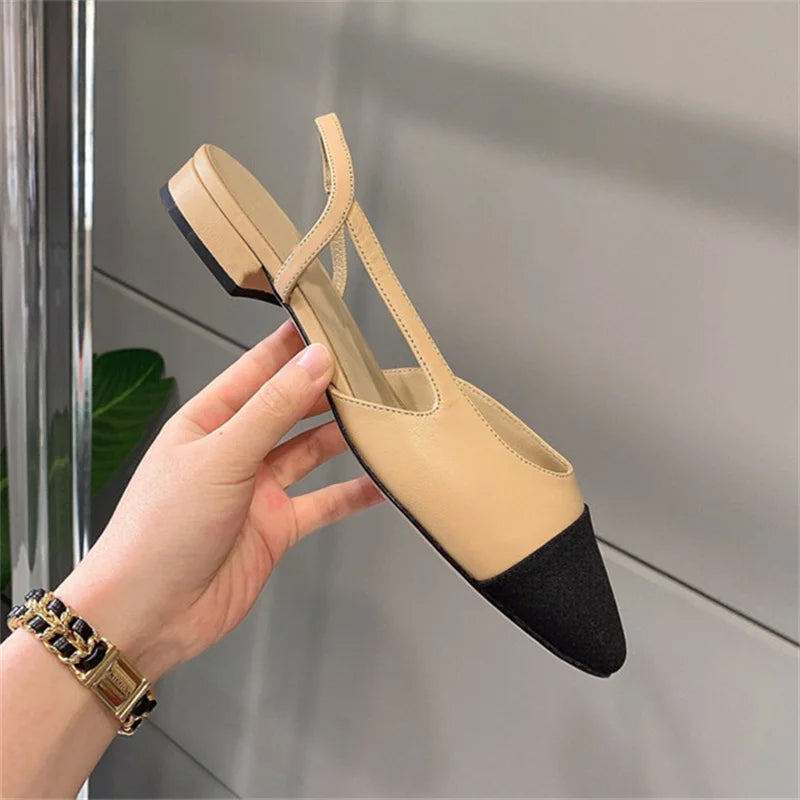 Ladies Leisure Soft Flat Shoes – Non-Slip Mixed Colours