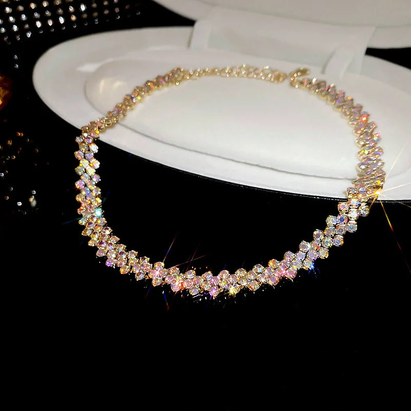 Shiny Full Rhinestone Choker