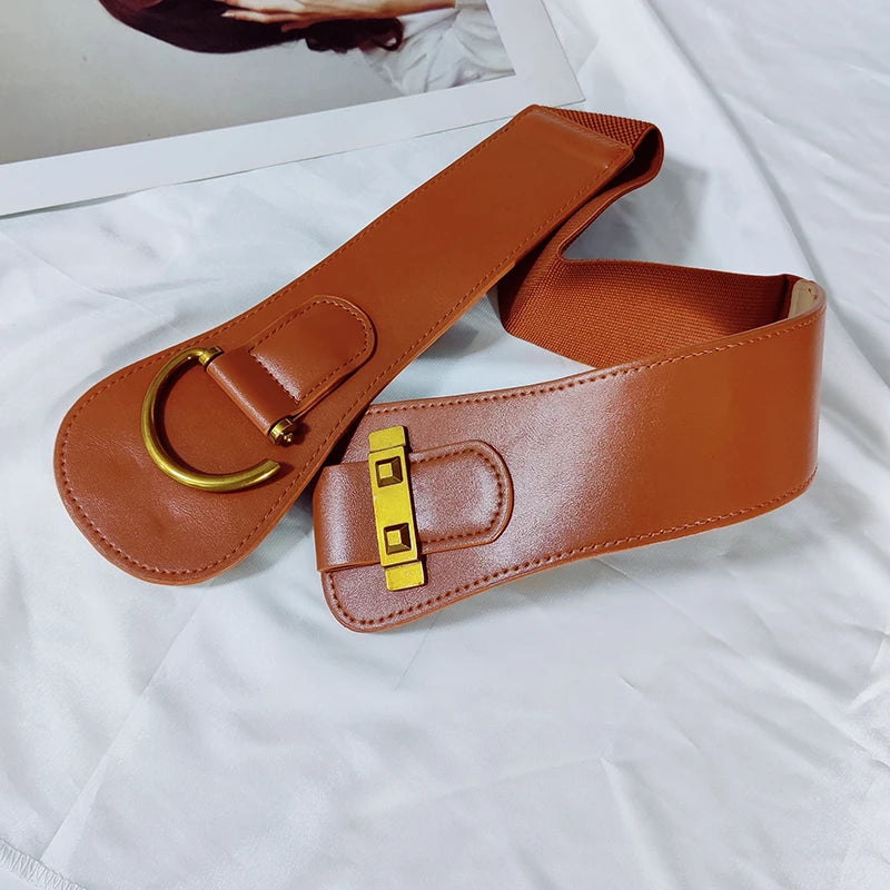Elegant Women’s Designer Belt – Luxury Stretch Waistband