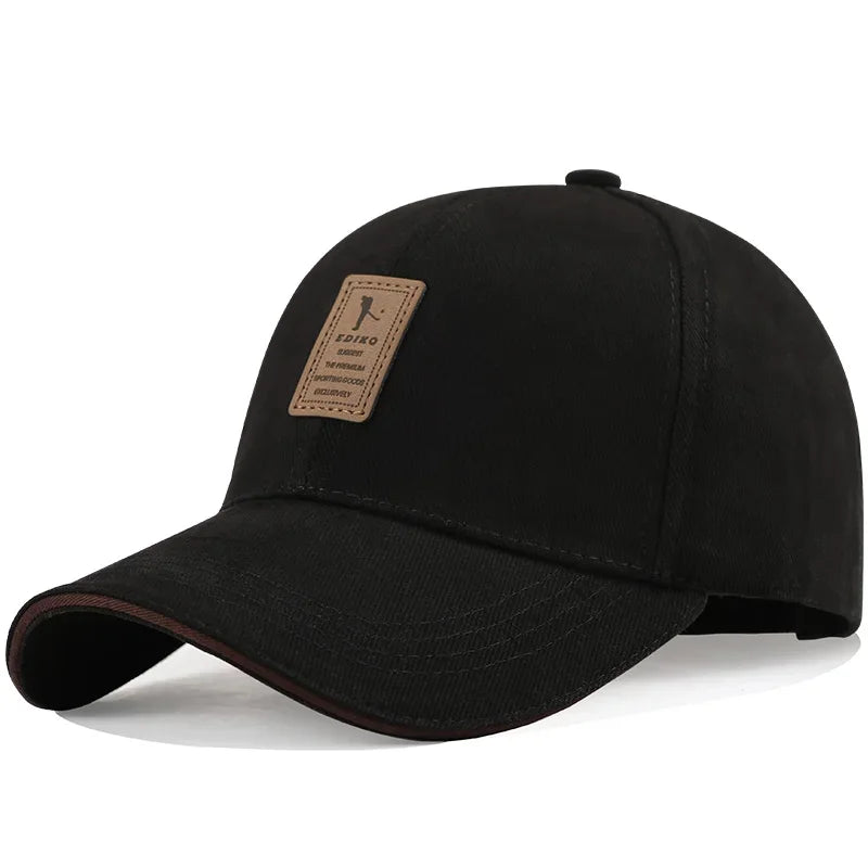 Classic Summer Baseball Cap – Solid Colour Outdoor Hat for Men & Women