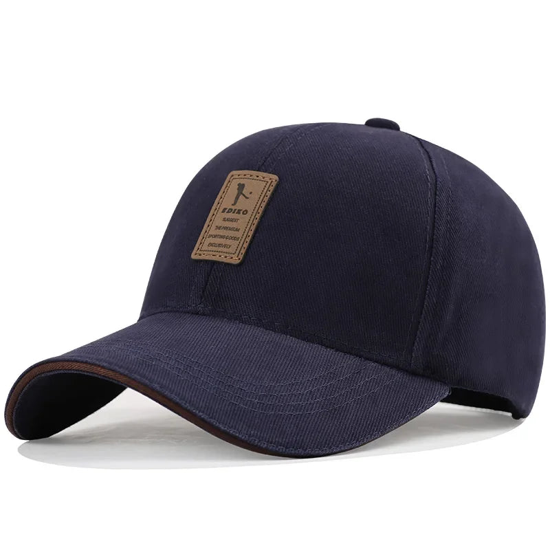 Classic Summer Baseball Cap – Solid Colour Outdoor Hat for Men & Women
