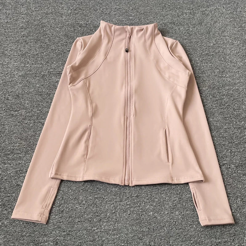 Ladies’ Breathable Long Sleeve Running & Yoga Jacket