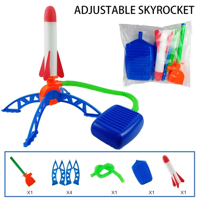 Air Launch Rocket Set – Outdoor Jump & Blast Game