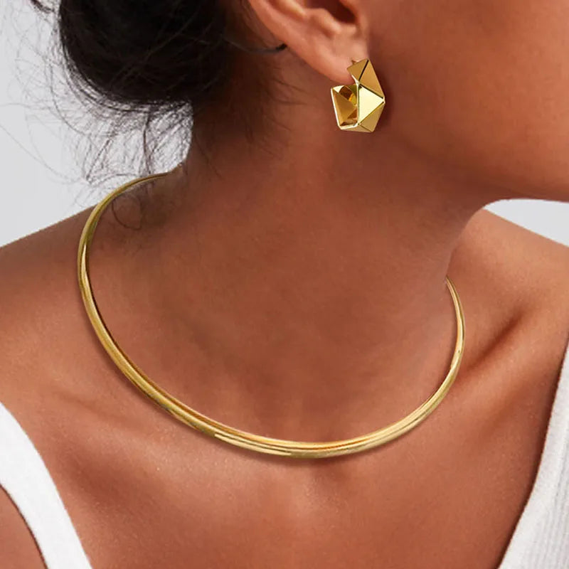 Stainless Steel Neck Cuff