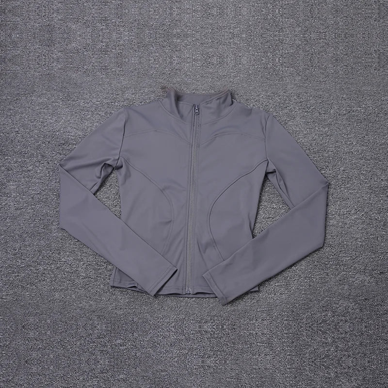Women’s Long Sleeve Sports Jacket – Gym & Yoga Training Wear