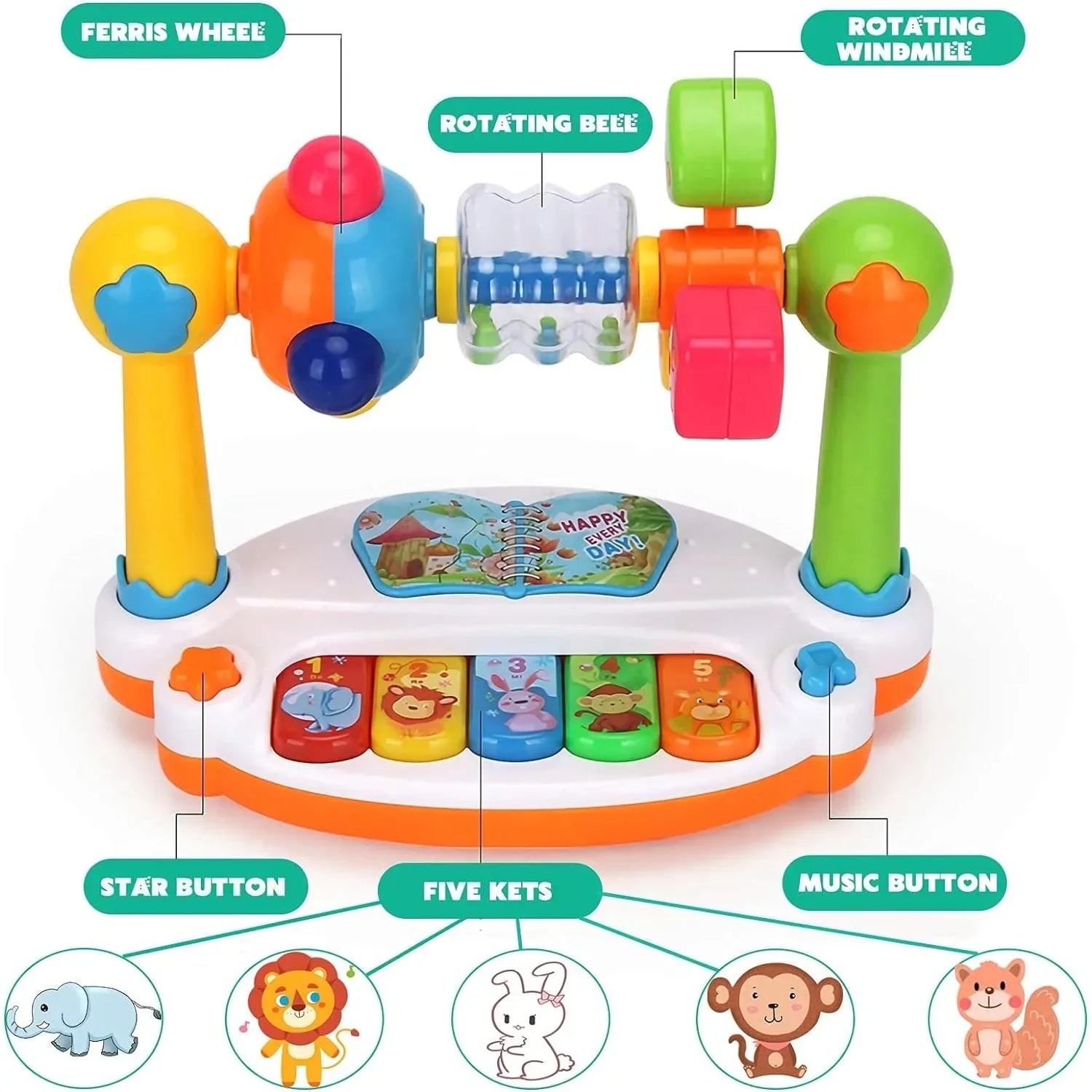 Bright Beats Baby Keyboard – Educational Music Toy for Toddlers