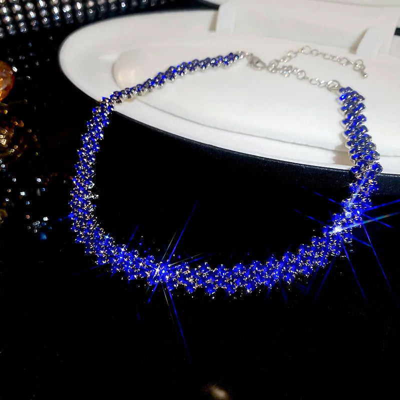Shiny Full Rhinestone Choker