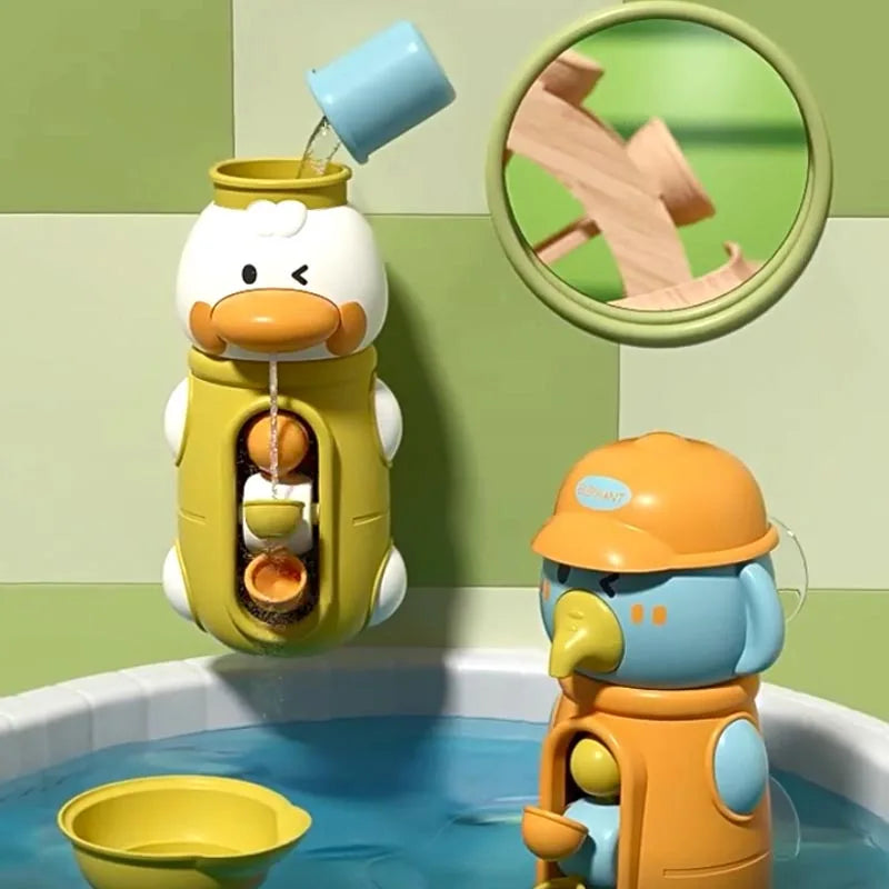 Whirly Splash Friends – Duck & Elephant Suction Bath Spinners