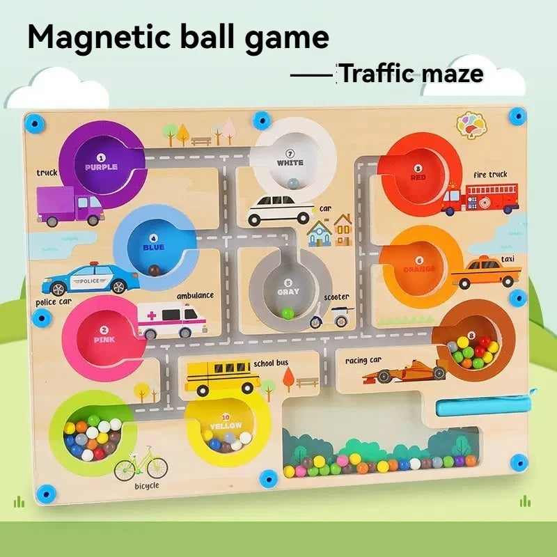Magnetic Number Maze – Concentration & Counting Fun for Little Learners