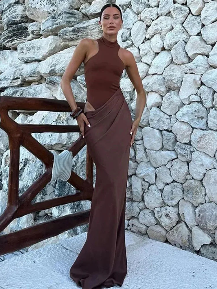 Elegant Black Sleeveless Maxi Dress – Julissa Mo Party & Evening Dress