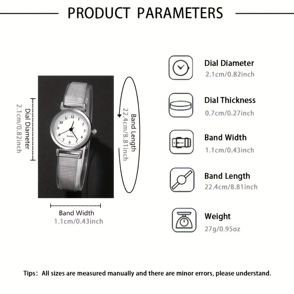 Women’s Quartz Watch Gift Set – Casual & Chic Design