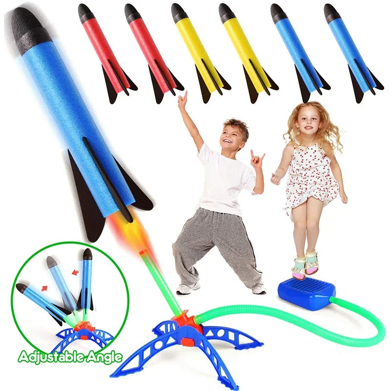 Air Launch Rocket Set – Outdoor Jump & Blast Game