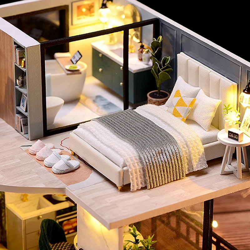 Miniature Dreams – 3D Wooden DIY Dollhouse Kit