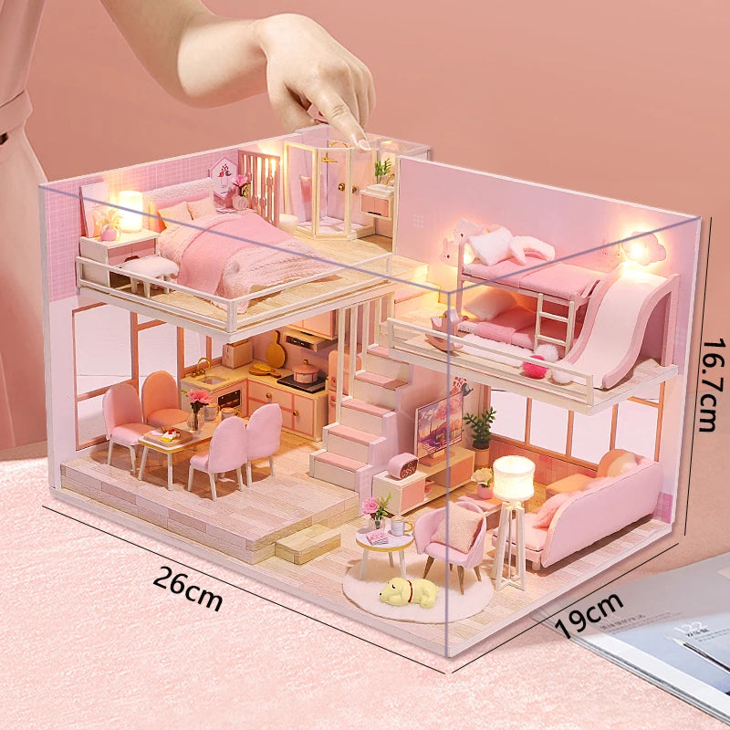 Miniature Dreams – 3D Wooden DIY Dollhouse Kit