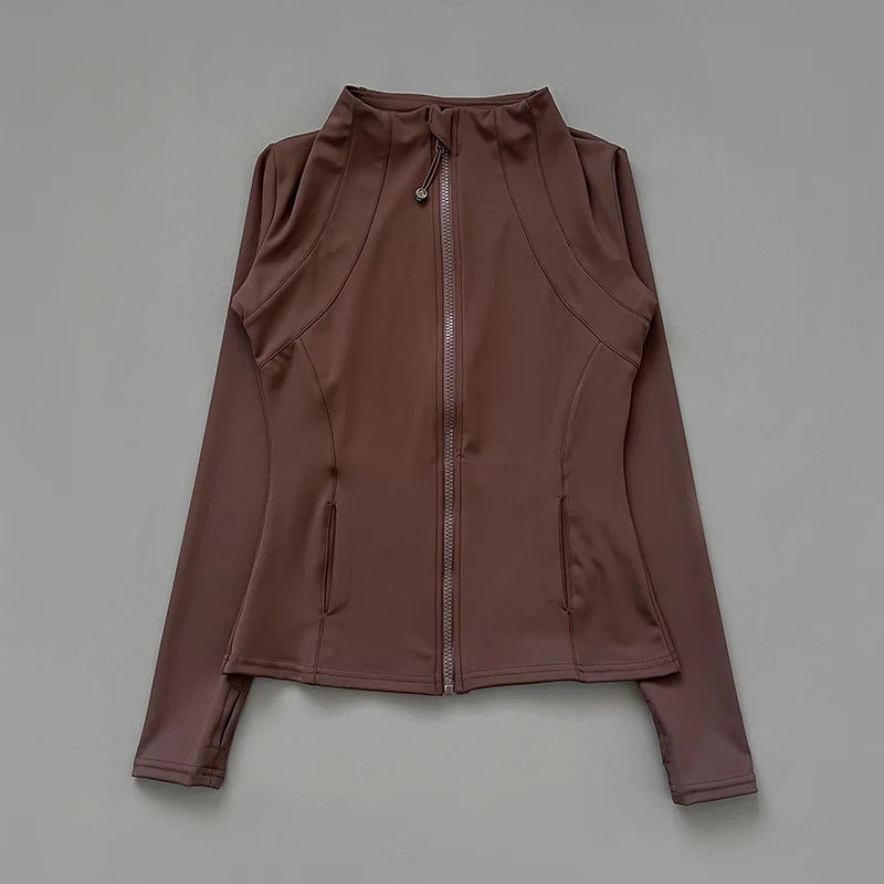 Ladies’ Breathable Long Sleeve Running & Yoga Jacket