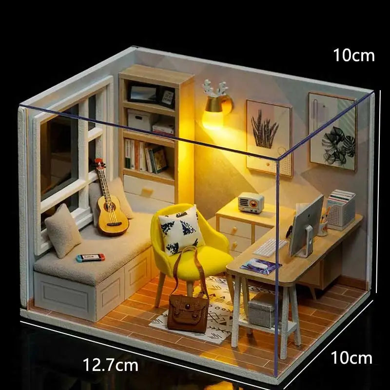 Miniature Dreams – 3D Wooden DIY Dollhouse Kit