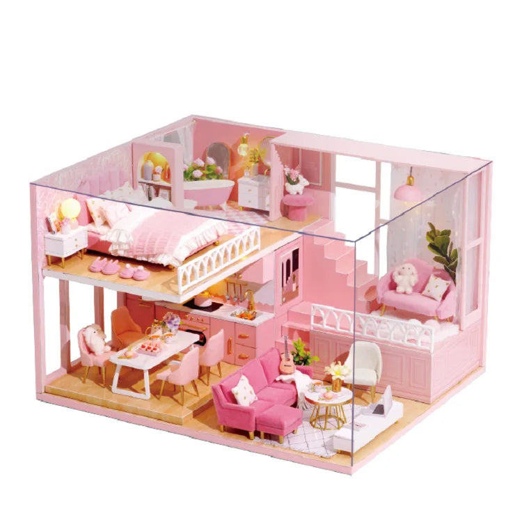 Miniature Dreams – 3D Wooden DIY Dollhouse Kit